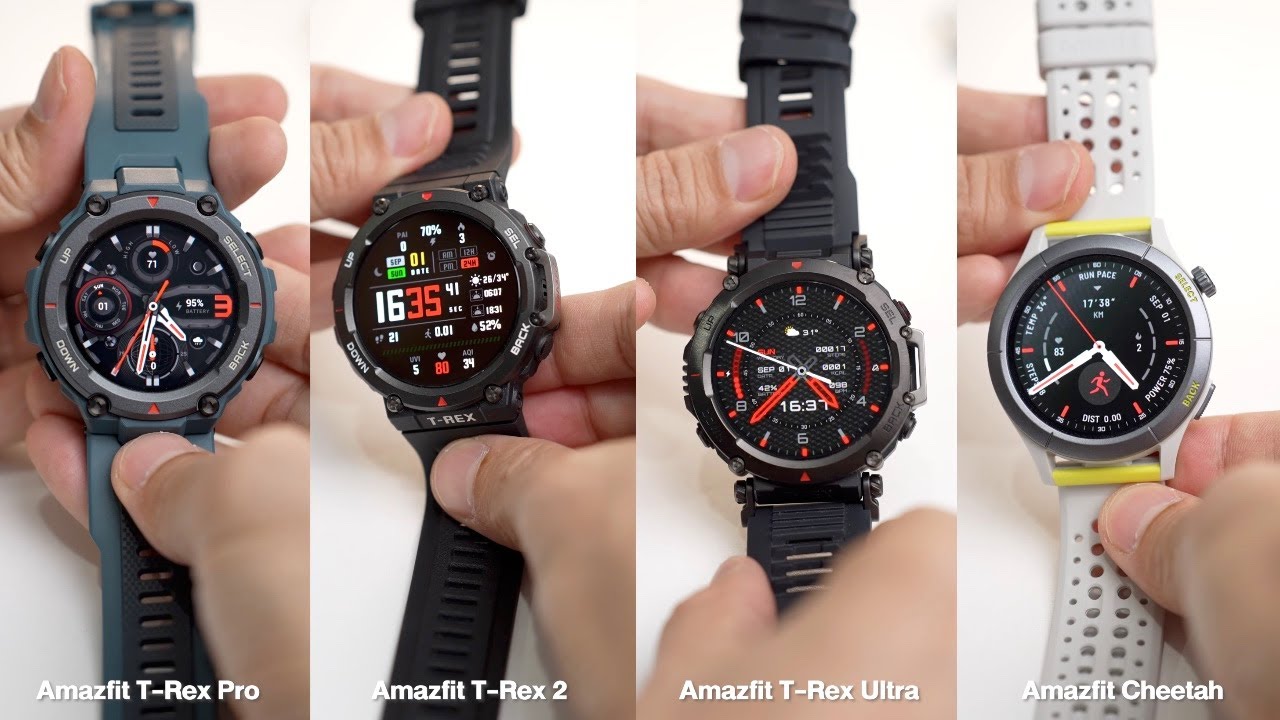 รีวิว Amazfit T-Rex ทุกตัว และ Cheetah เทียบกัน