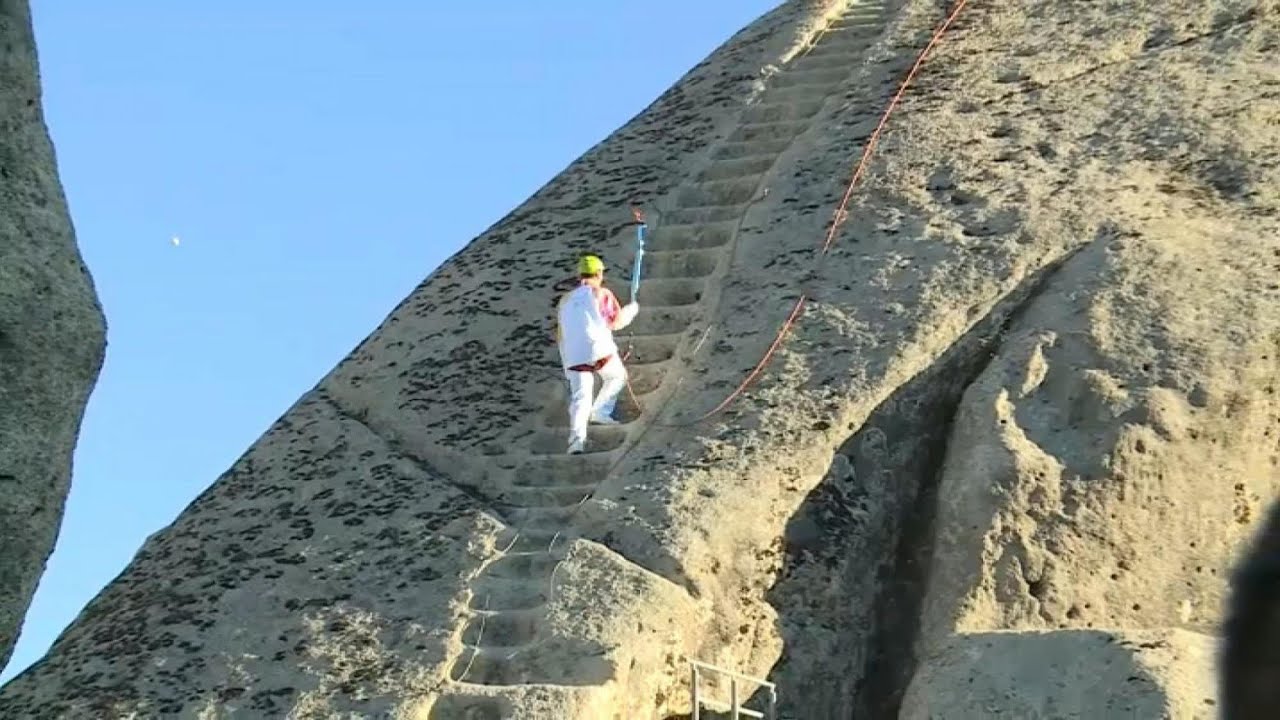 La Fiamma Olimpica illumina Castelmezzano