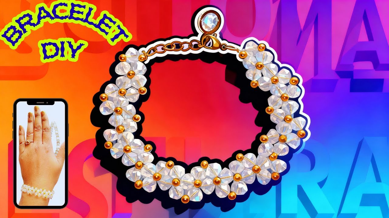 How to Make a Beautiful Handmade Bracelet at Home | Easy Beaded Bracelet Tutorial for Beginners