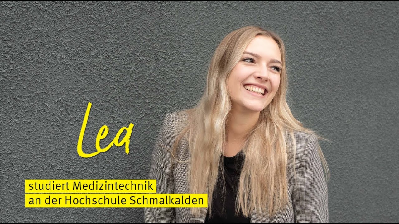 Lea studiert Medizintechnik an der HS Schmalkalden