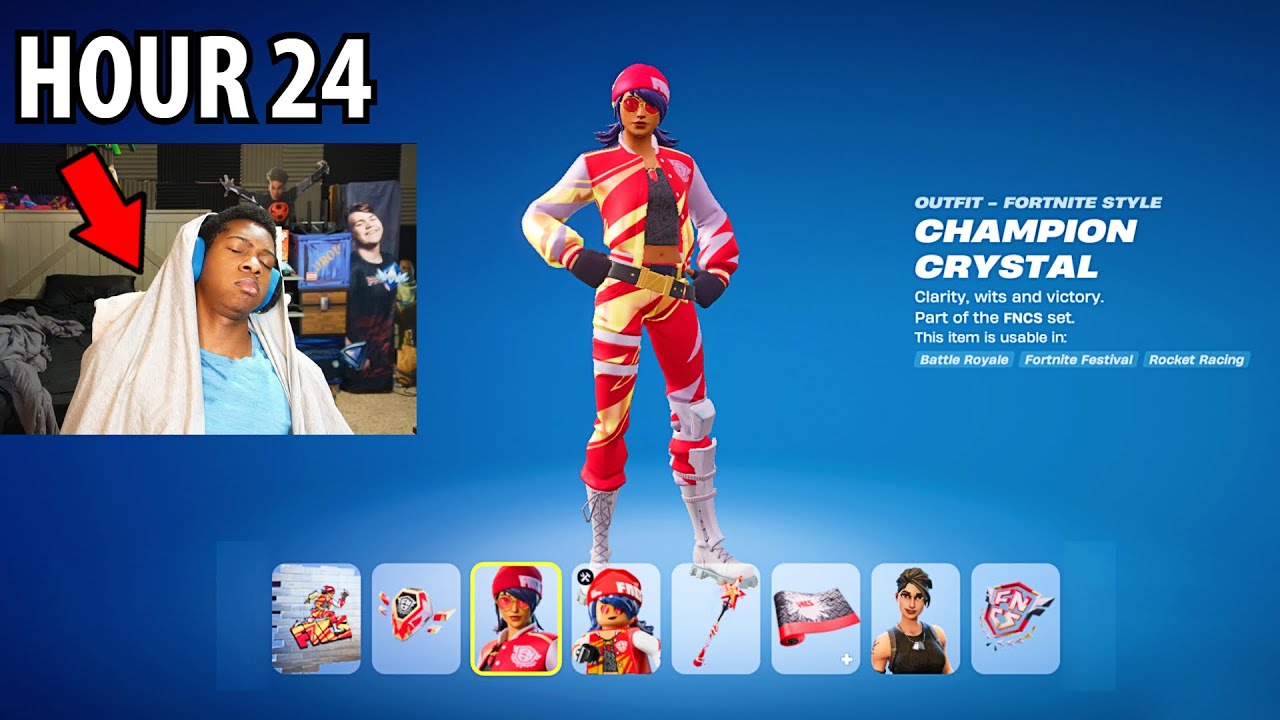 I Spent 24 Hours to Win this FREE Skin..