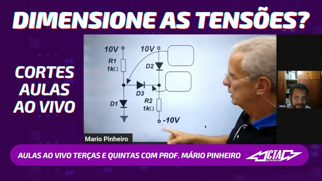 Dimensionamento de malhas com diodos e resistores | Cortes