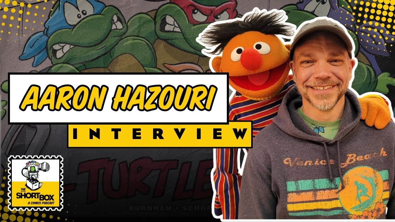 NECA concept artist, Aaron Hazouri, talks TMNT, box art, and working on Sesame Street