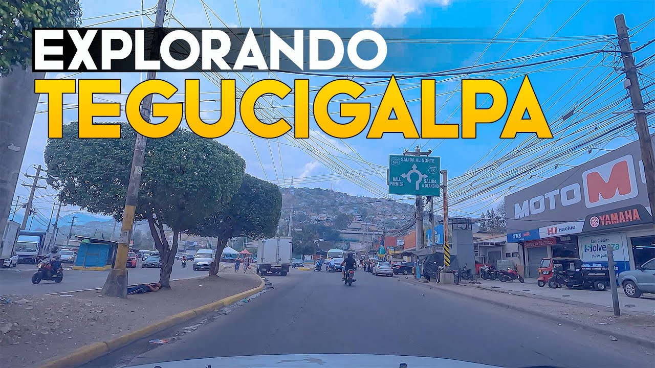 Subiendo hacia la Cerro Grande en la capital de Honduras