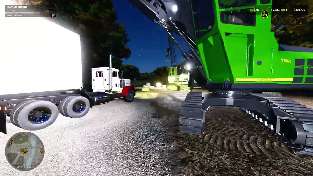 FS25 Night Logging 