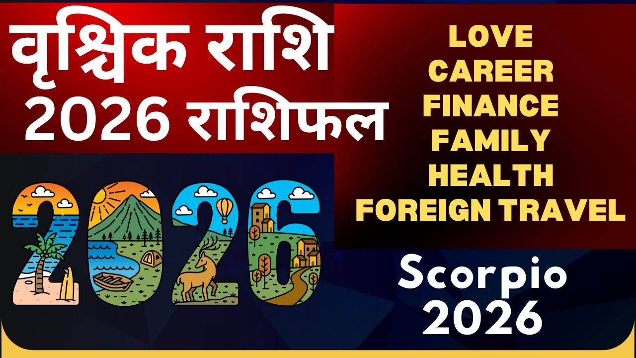 Vrishchik Rashi 2026 Rashifal | Love, Career, Finance, Family, Health, Foreign Travel 2026 Scorpio