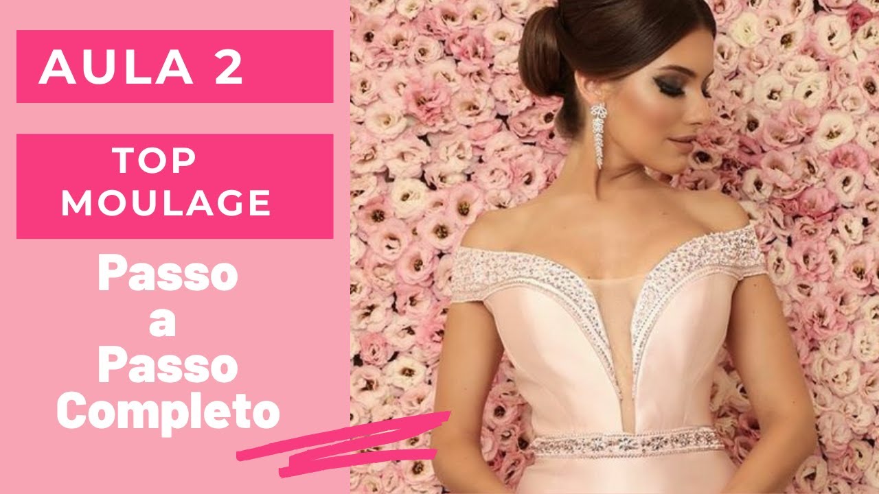 MINICURSO GRATUITO Vestido de Festa ombro a ombro -  #costura #CHANEL #Corset #Hautecouture #Dress