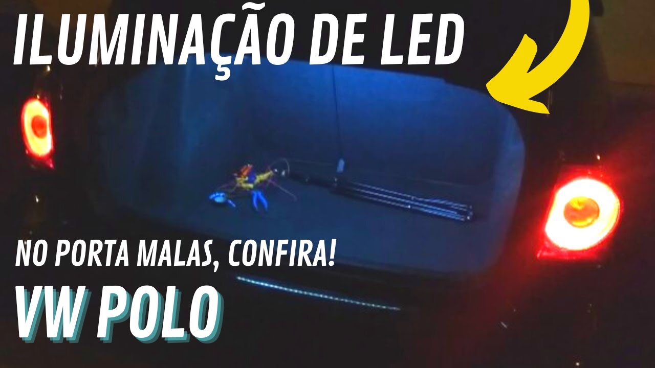 ILUMINAÇÃO EM LEDS PORTA MALAS VW POLO 9N 9N3 9N4 | Fiz um Upgrade na iluminação do porta malas!