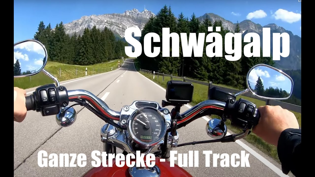 Schwägalp Switzerland - Full Lenght Bike Ride in 4K (Harley Davidson)