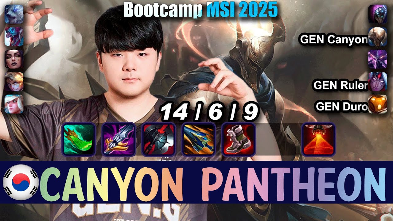 GEN Canyon PANTHEON vs TRUNDLE Jungle - Patch 25.13 NA Ranked | Bootcamp MSI 2025 | lolrec