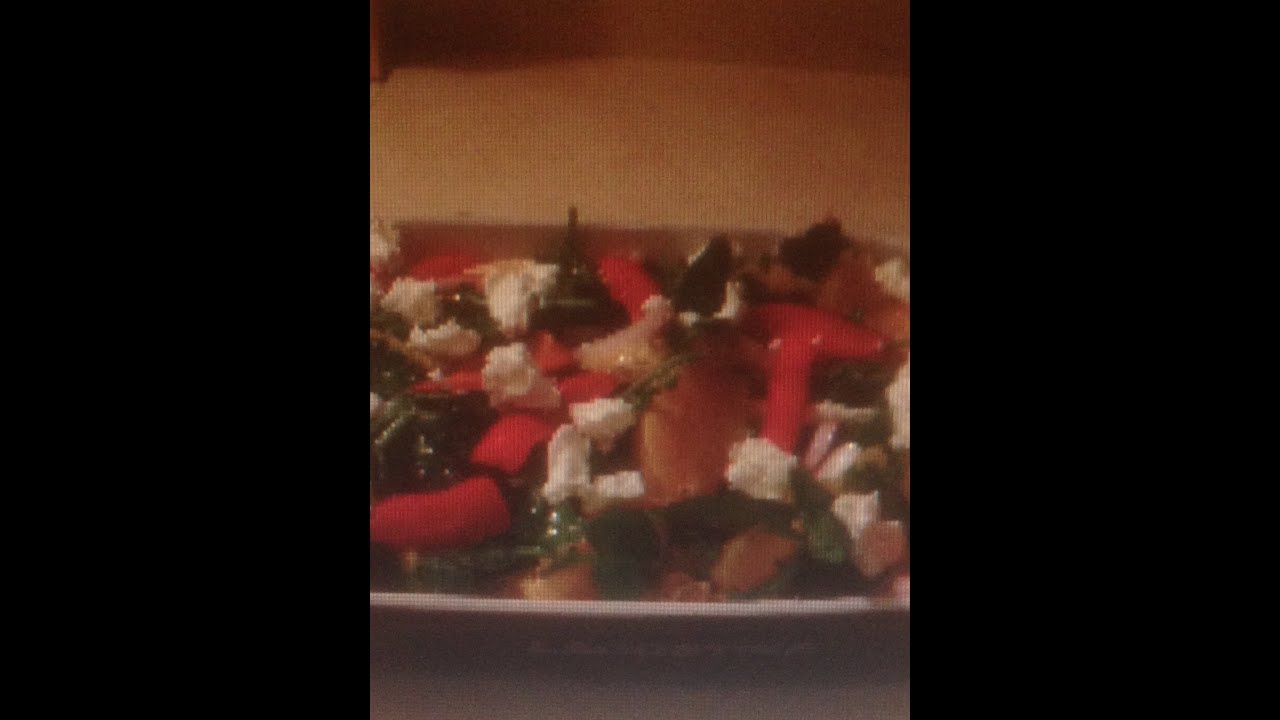 Watercrest and orange couscous with red  pepper