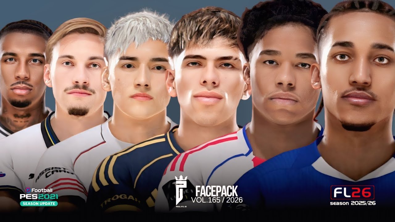 Facepack Update Pes 2021 & FL26 Vol.165 (SIDER) PC