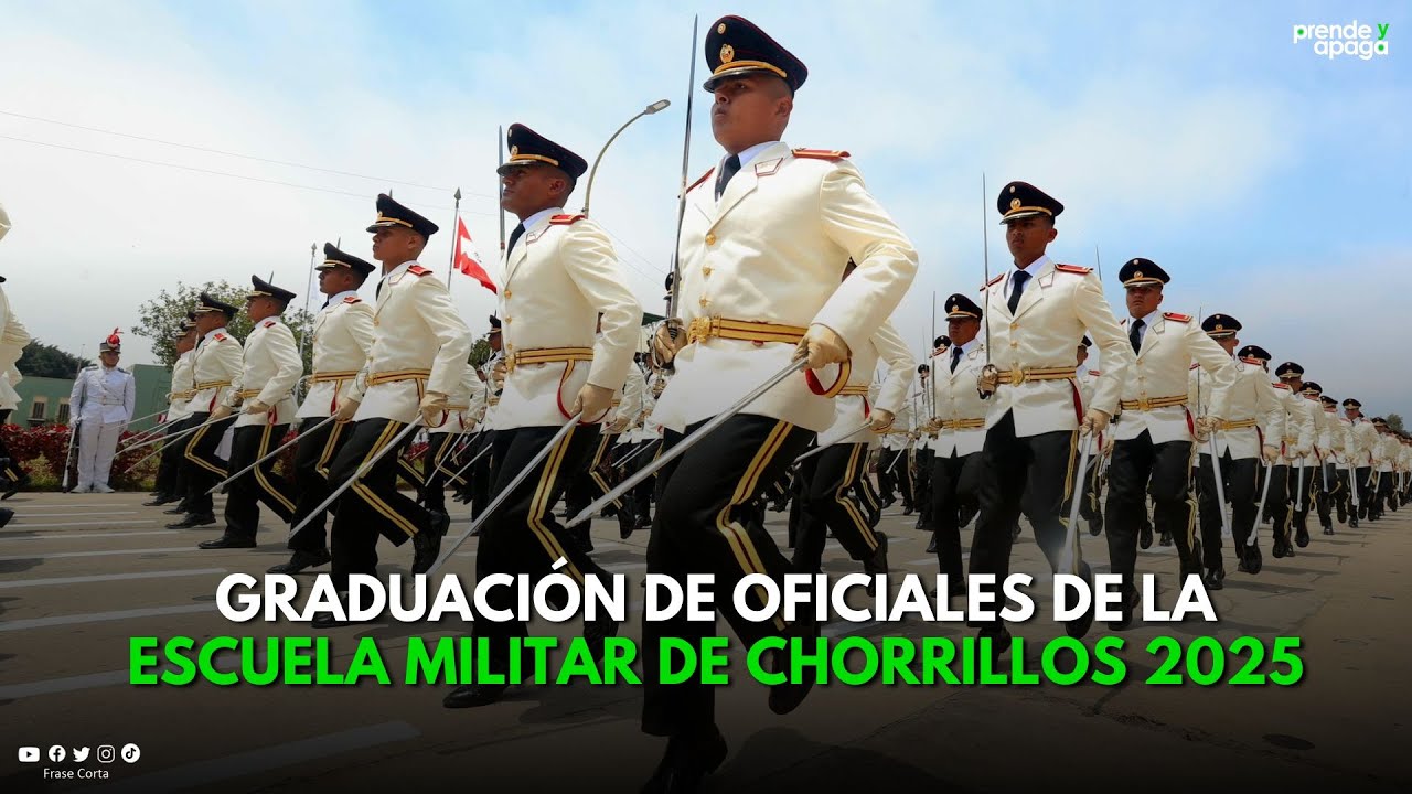 PERÚ: Ceremonia de graduación de oficiales de Escuela Militar de Chorrillos - 2025