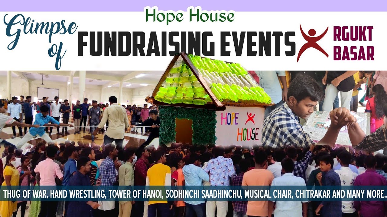 Glimpse of Hope House Fund-raising Events || RGUKT BASAR || Tech Edify