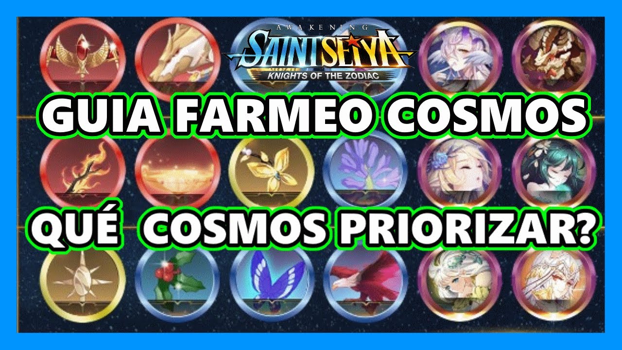 🟡FARMEO DE COSMOS🔴DONDE OPTIMIZAR MI VIGOR?🟢CUALES SON LOS COSMOS MAS IMPORTANTES?🔵SSKOTZ SAINTSEIYA