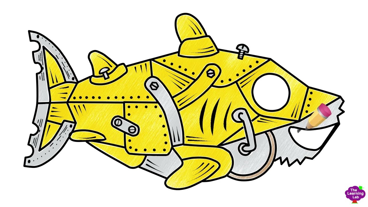 Baby Shark | Nursery Rhymes | Drawing Version