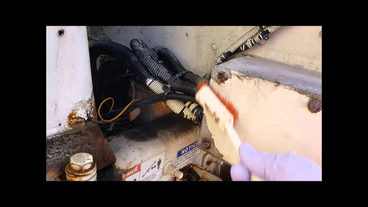 Concrete truck: Unconventional cleaning