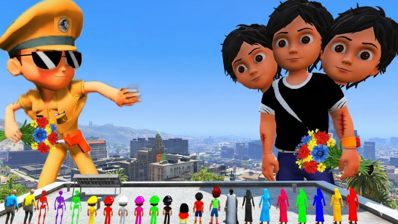 LITTLE SINGHAM WITH SHIVA KICKO SHINCHAN FOUND BIGGEST EVER KICKO IN GTA 5 #31