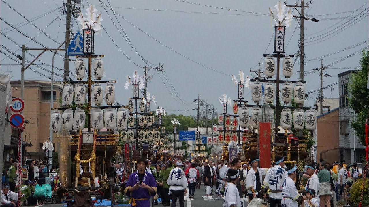 R7.6.8 桑名石取祭 御神木奉曳行事 祭車の奉奏 神宮式年遷宮御樋代木奉迎送行事