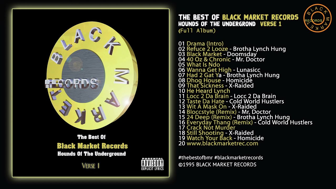 The Best Of Black Market Records Verse 1 | Various Artists | Full Album