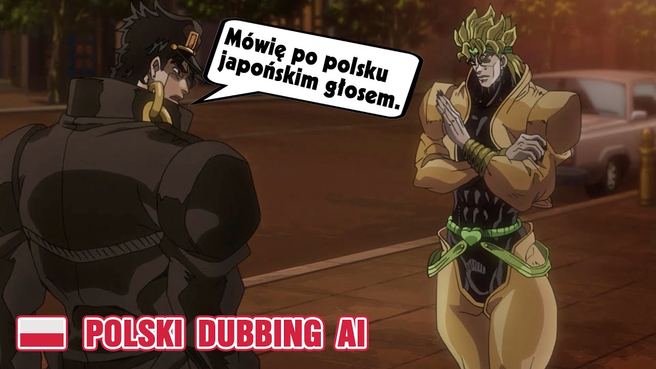 Dio VS Jotaro – polski dubbing AI z oryginalnymi japońskimi głosami (60 FPS RIFE)