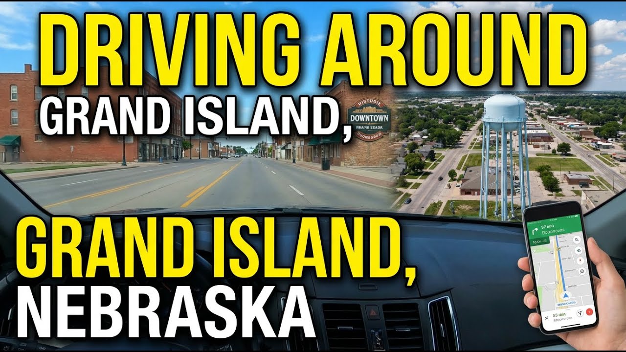 Driving around Grand Island, Nebraska