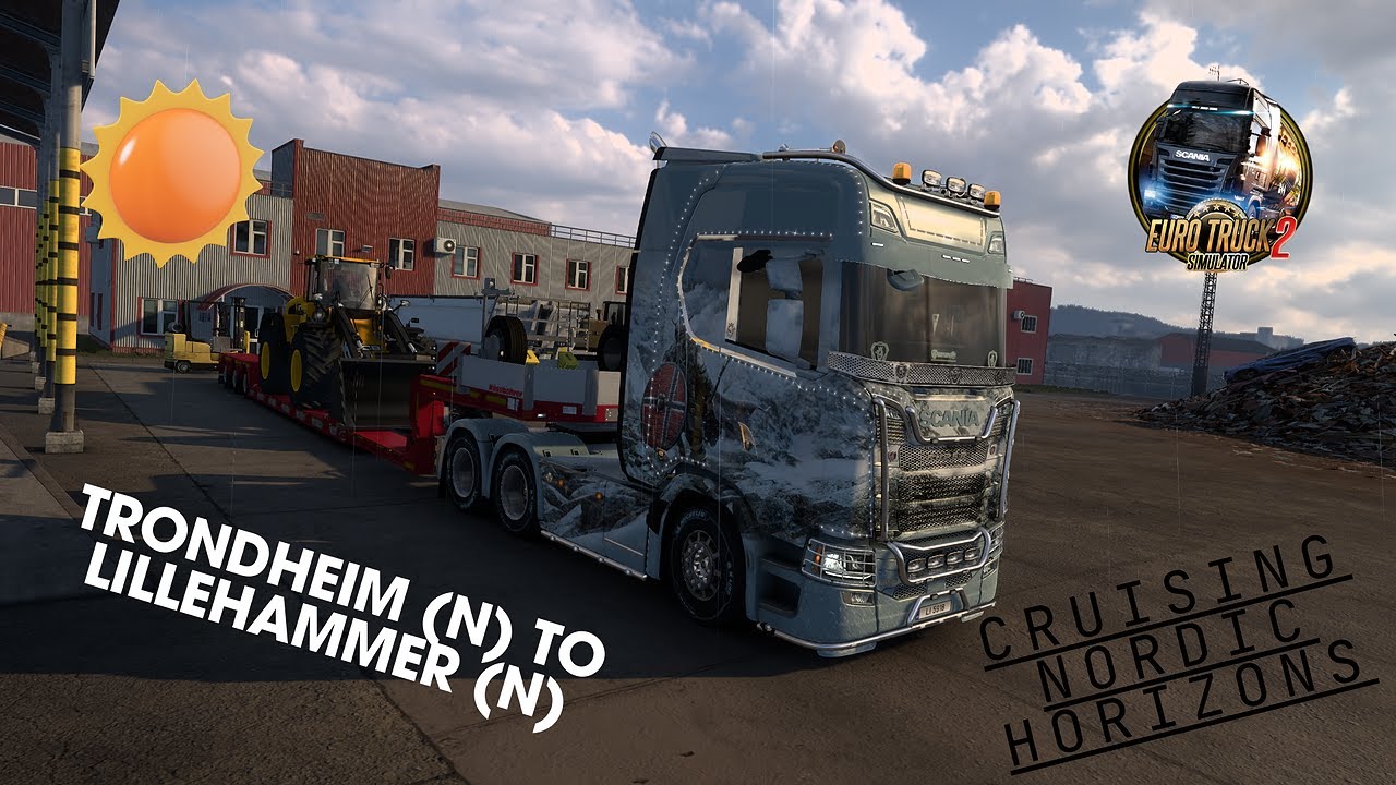 Euro Truck Simulator 2 - CRUISING NORDIC HORIZONS - TRONDHEIM (N) TO LILLEHAMMER (N)