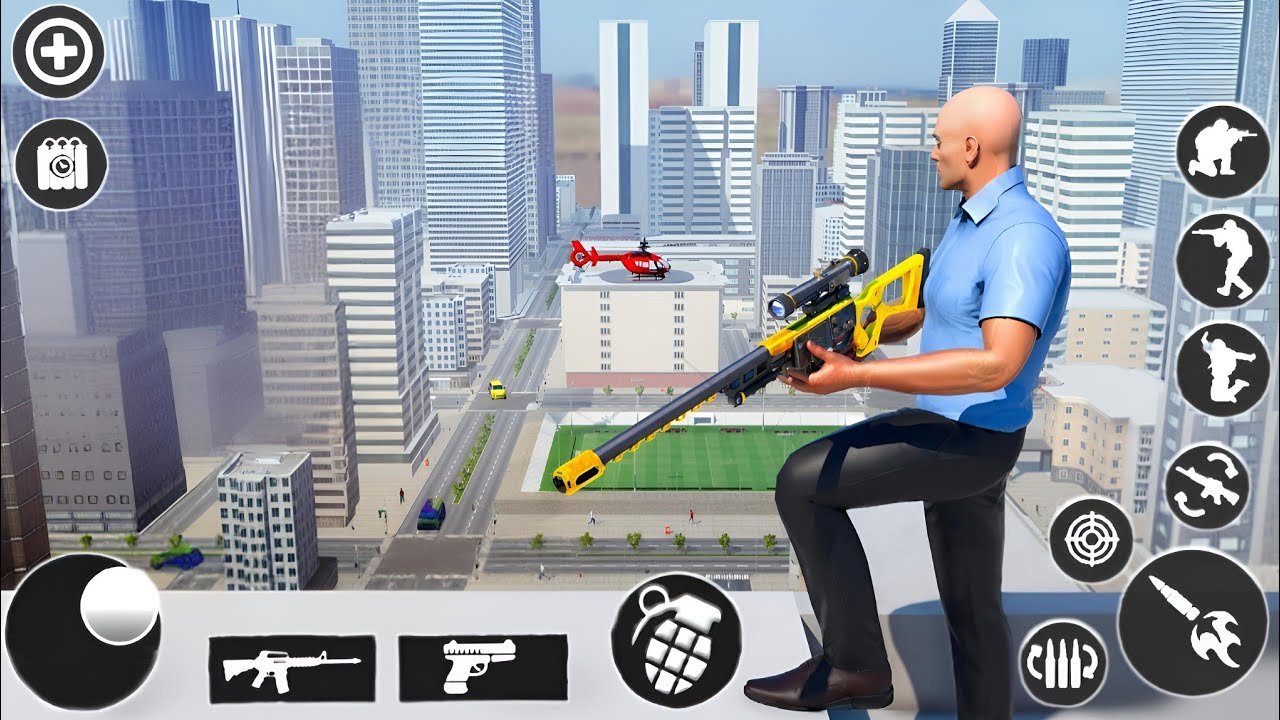 Игра-стрелялка из снайперской винтовки - Снайперские выстрелы - Геймплей на Android