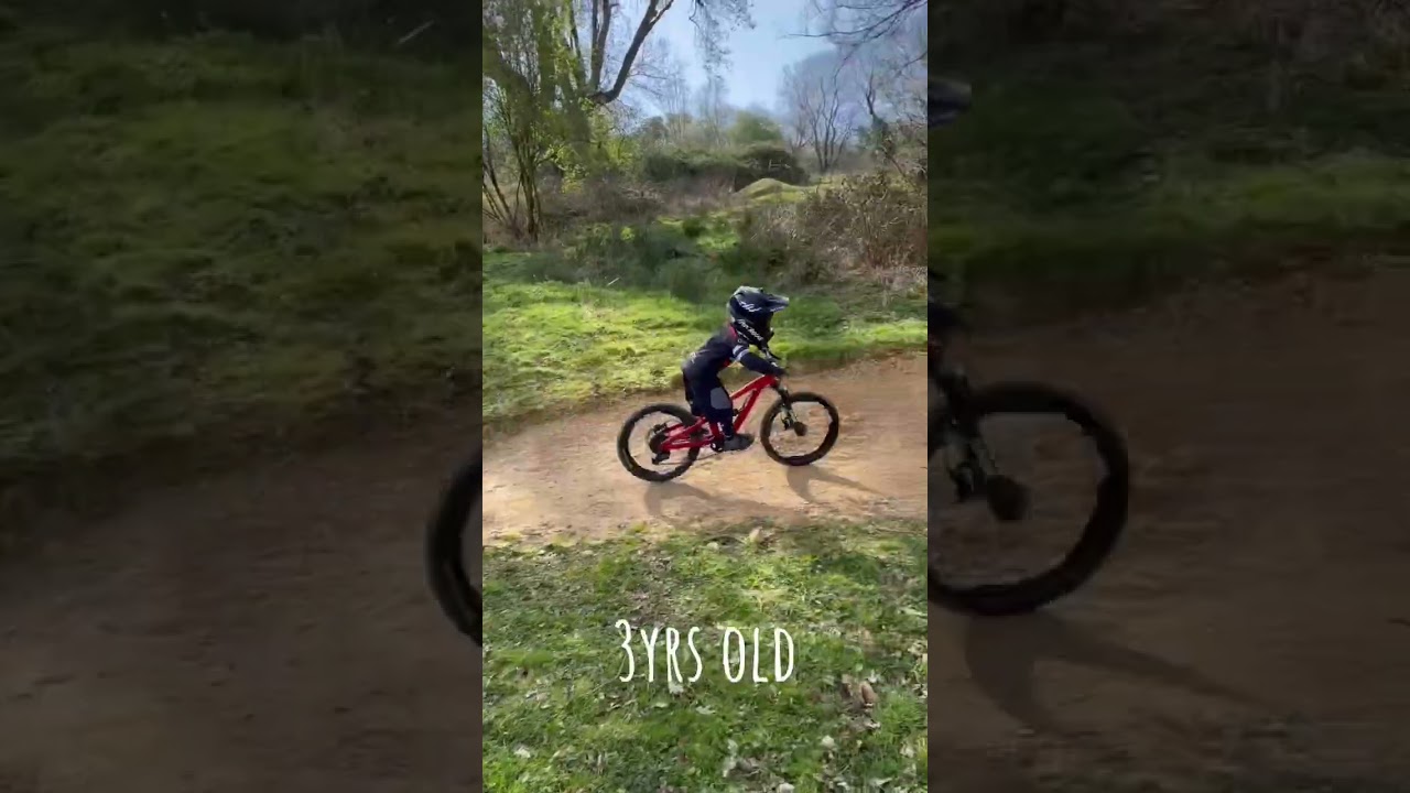 Just a 2 year old kid and his MTB glow up 👀 #enjoytheride