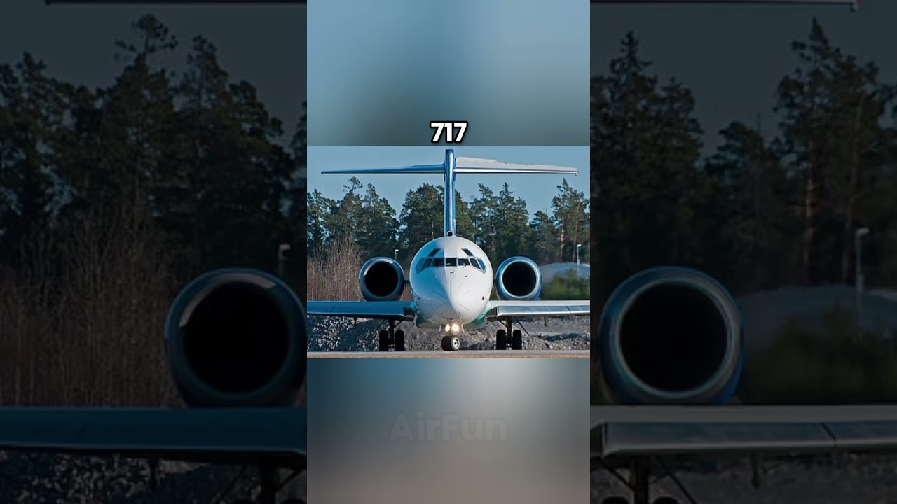MD 80 vs 717 #avgeek #airlines #aviation