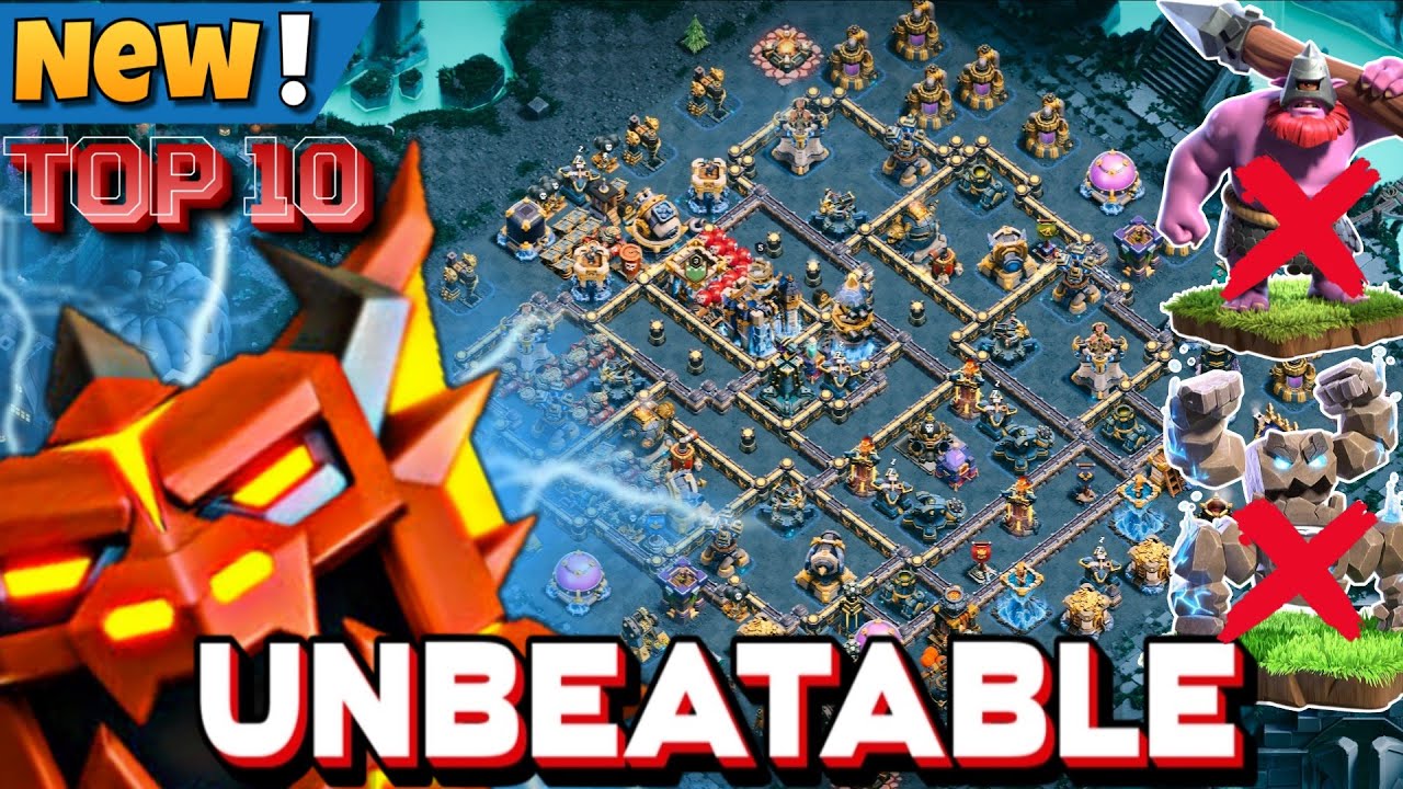 TOP-10 UNBEATABLE TH18 LEGEND BASE || TH18 TROPHY PUSHING BASE ANTI 3 STAR BASE || TH18 BASE  2026