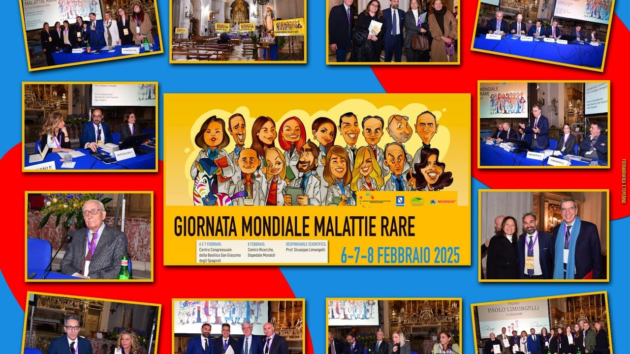 GIORNATA MONDIALE MALATTIE RARE  NAPOLI  6-7-8 FEBBRAIO 2025