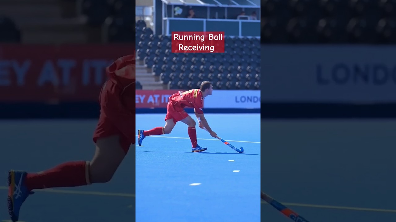 Running Ball Receiving 🏑 // Field Hockey received the ball #sports #viral #hockey #tranding #shorts