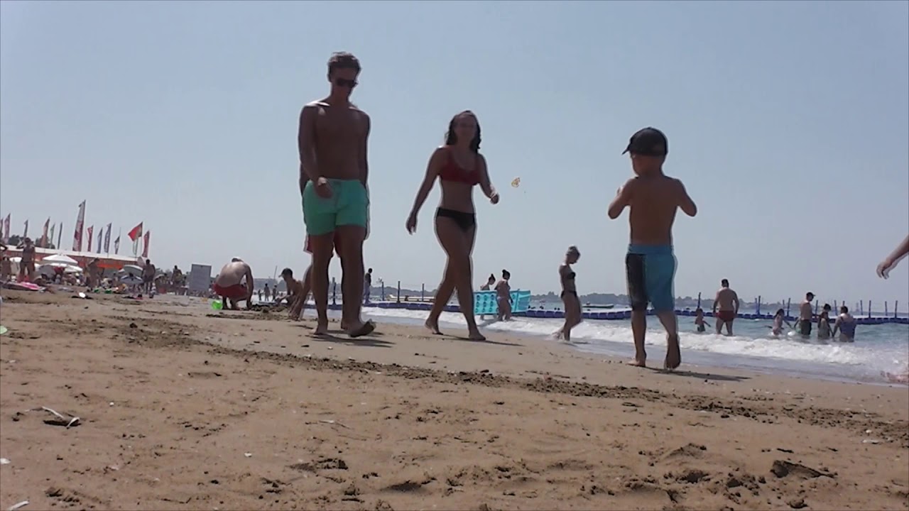 Пляж отеля Barut Hemera 5* Сиде, Турция/ The beach  Barut Hemera 5* Side, Turkey