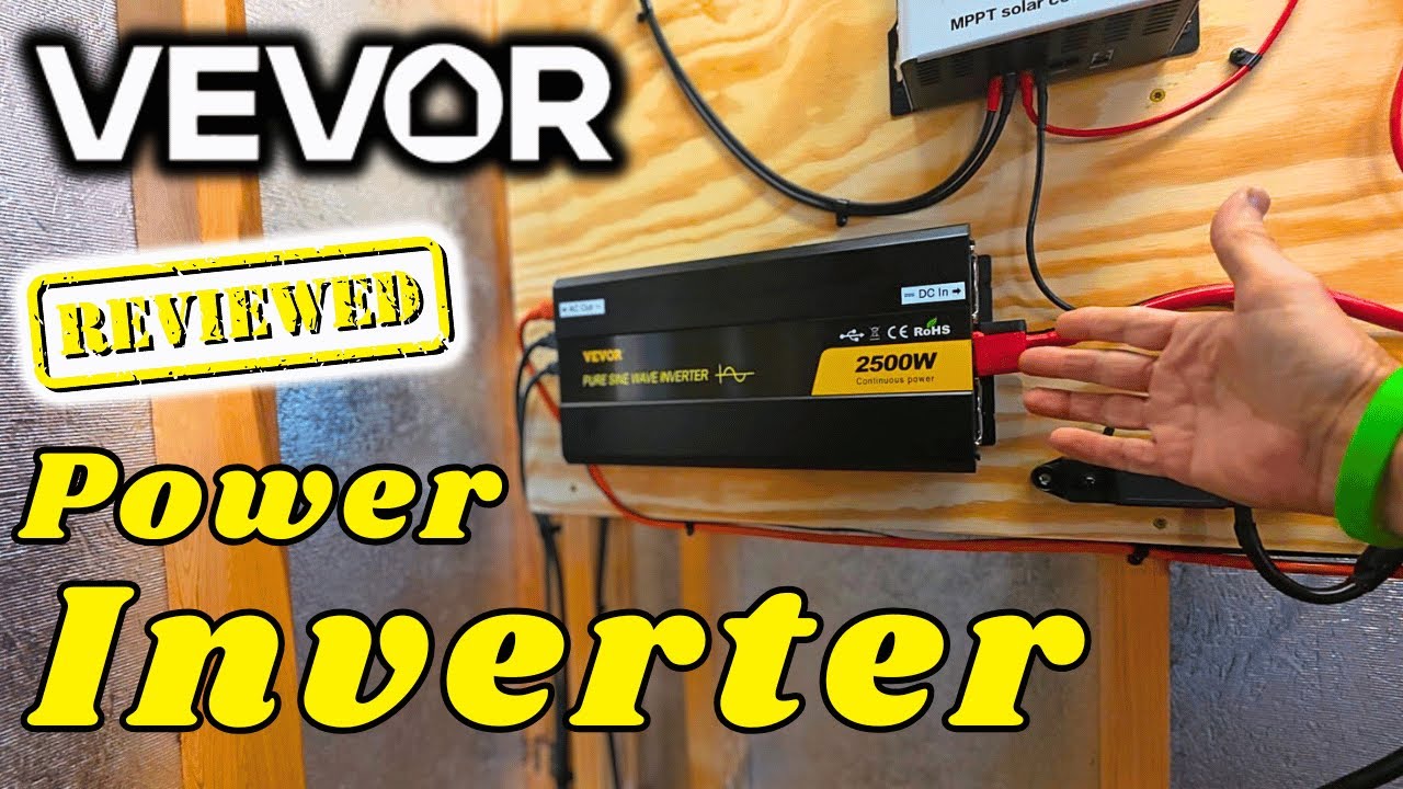 VEVOR DC to 120V AC Pure Sine Wave Inverter (Install/Review)