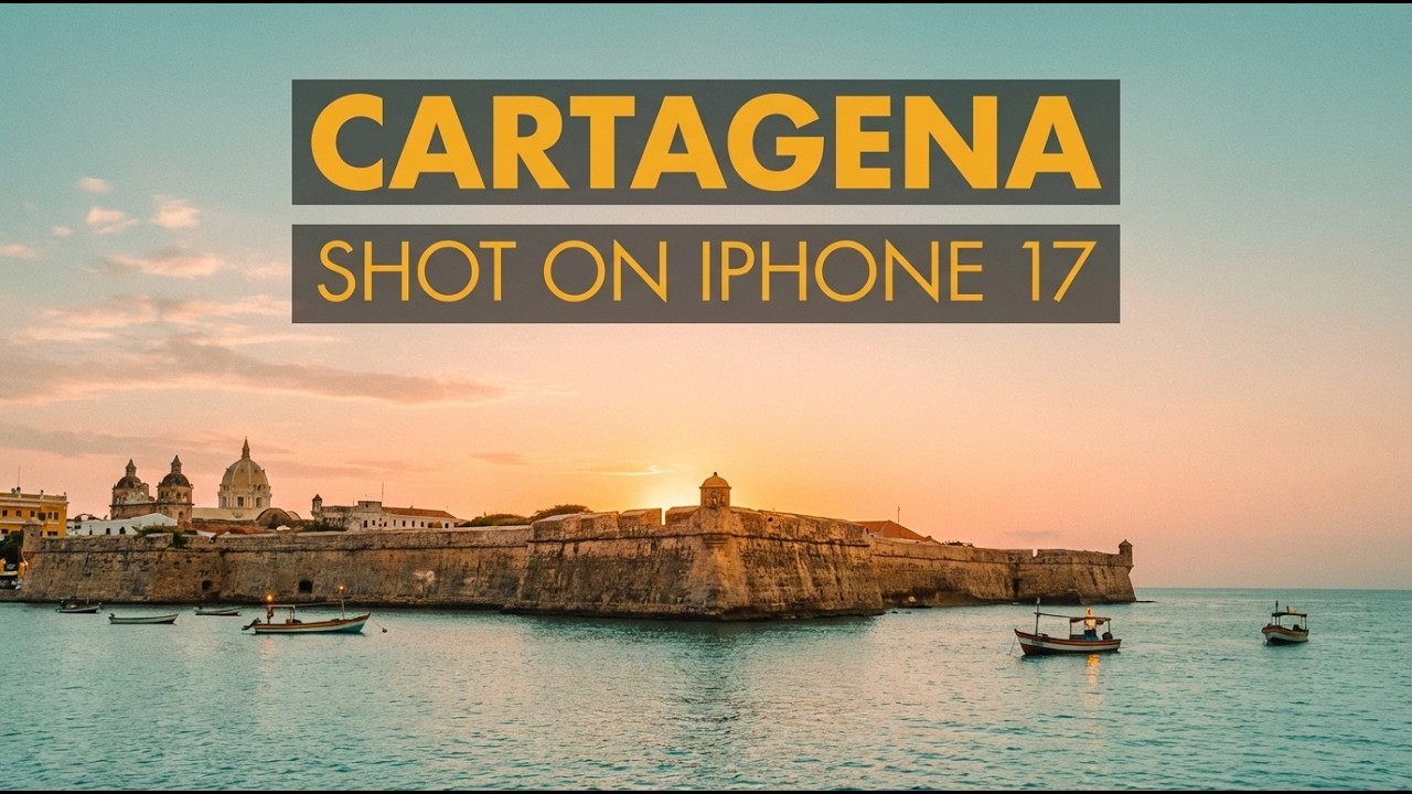 ¿un iPHONE 17 pro puede grabar CINE? lo probé en CARTAGENA