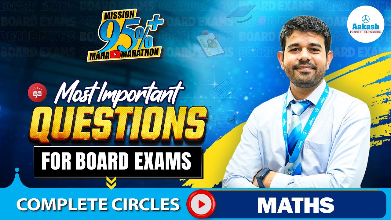 Must Watch Before Boards🤫| Most Expected Questions | Circles | Class 10 Maths