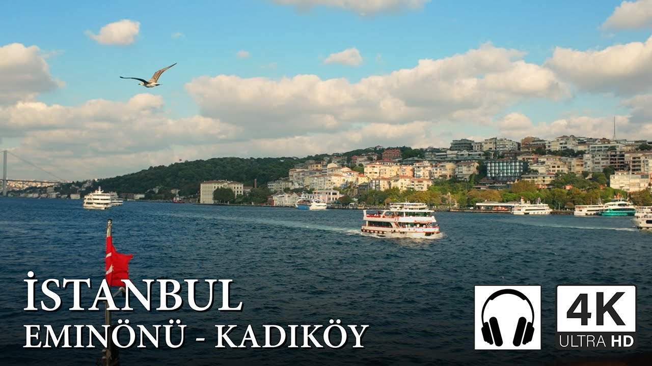 Istanbul 4K Walking & Ferry Tour – Eminönü Ferry to Üsküdar - Marmaray to Kadıköy