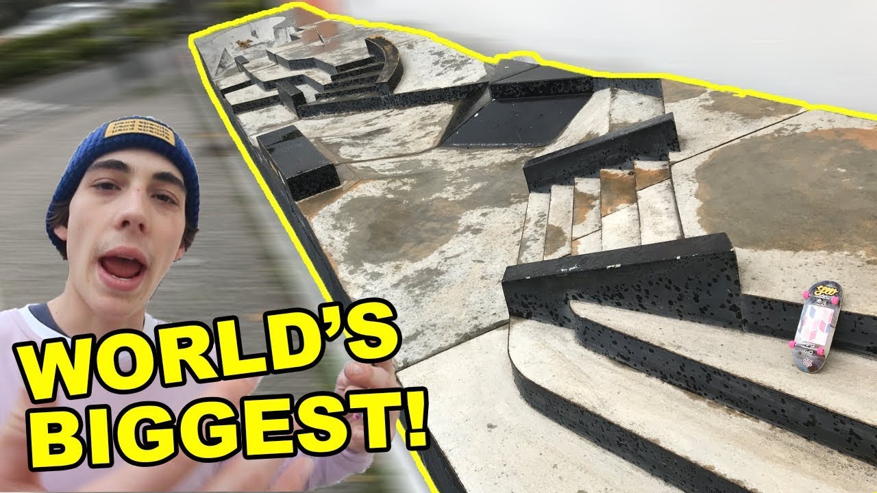 FIRST EVER PUBLIC FINGERBOARD PARK!