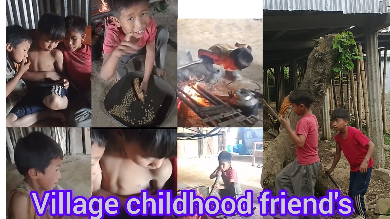 Childhood friend's Village life how to enjoy#villagelife #childhood #Childhoodfriend's#viralvideo