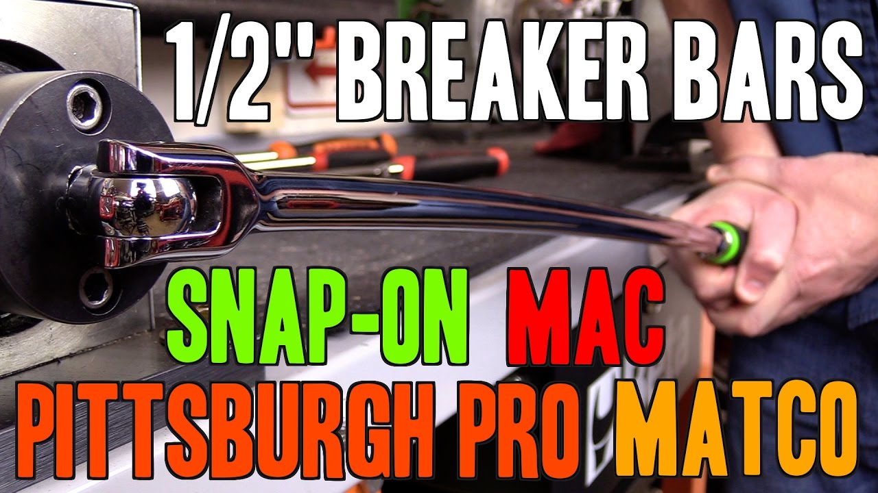 Snap-on -VS- Mac -VS- Matco -VS- Pittsburgh Pro (Harbor Freight) - отбойные бруски 1/2 дюйма (СДЕ...