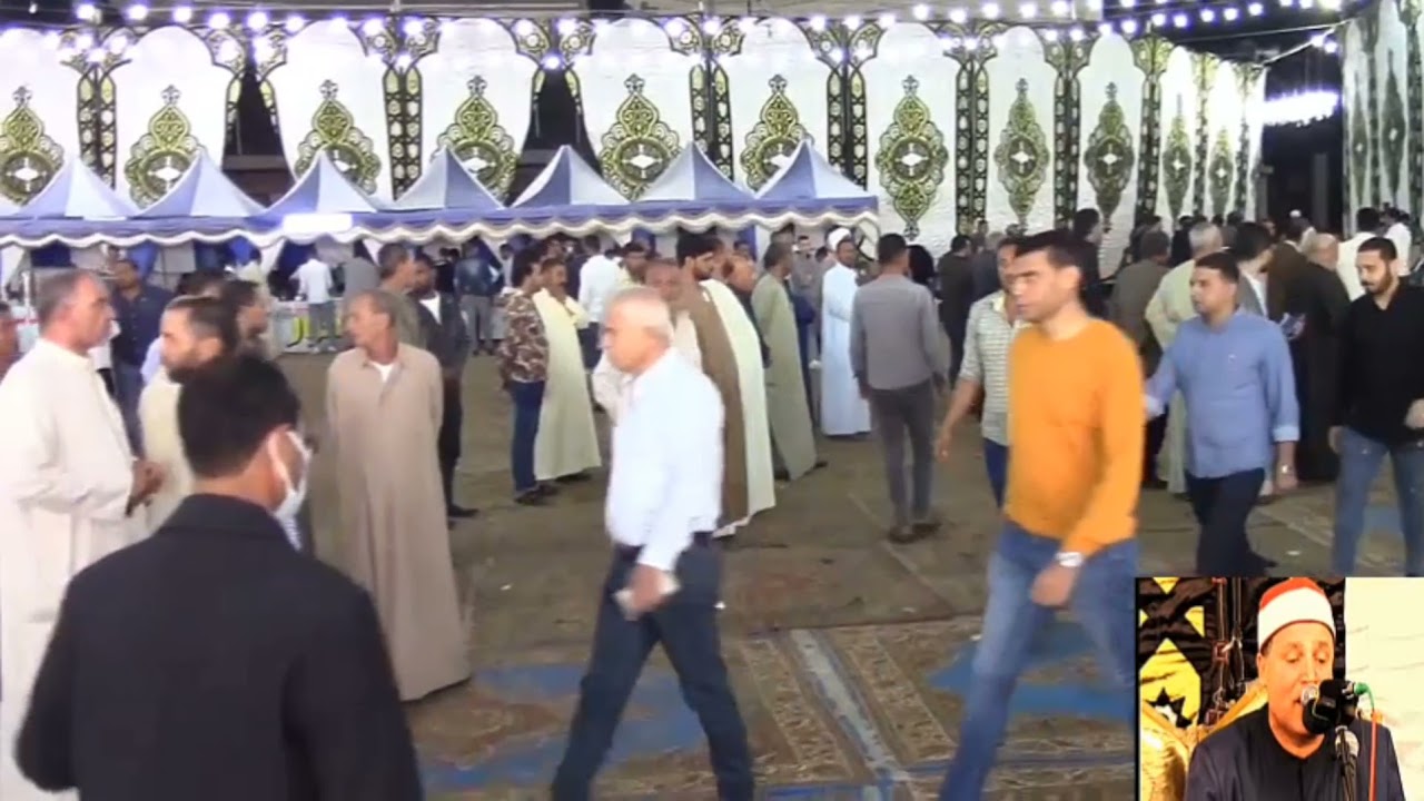 القارئ الكبير الشيخ حجاج الهنداوي ومليونيه للتاريخ موسي العرب عزاء الحاج سيد عبد الحق مركز الستاموني