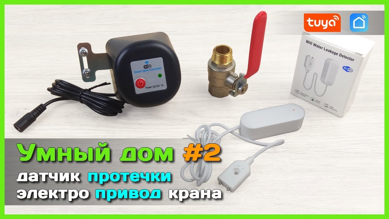 📦 Умный дом с АлиЭкспресс #2 🏡  - Защита от ПРОТЕЧКИ воды и затопления Wi-Fi Tuya