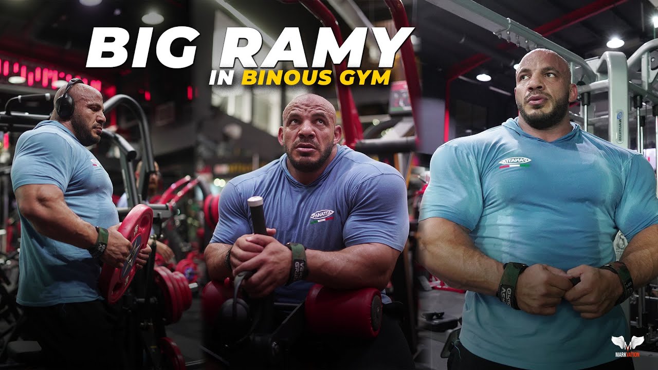 BINOUS 1 | BIG RAMY IS IN BINOUS GYM!
