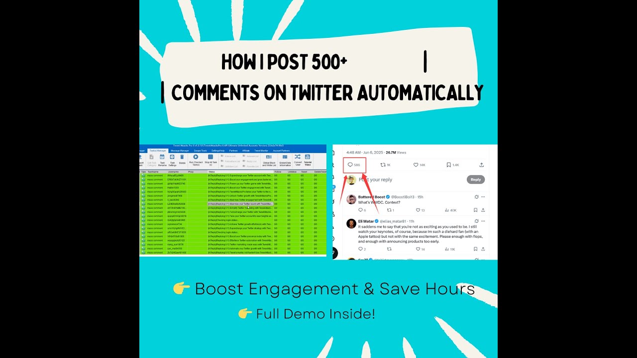 👉 How to Auto Comment on Twitter in 2025 | Boost Engagement with TweetAttacksPro