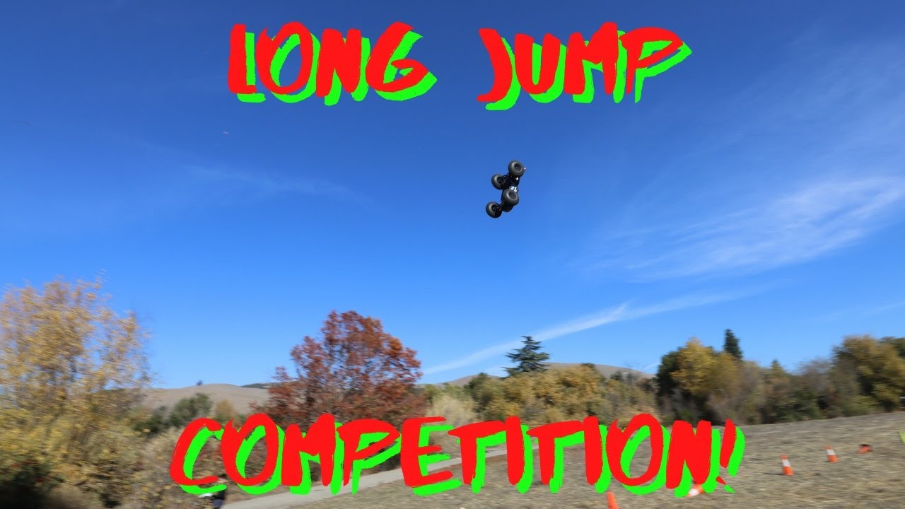 The Bay Area RC Car Bashers Long Jump Competition! *Sweet Jump*