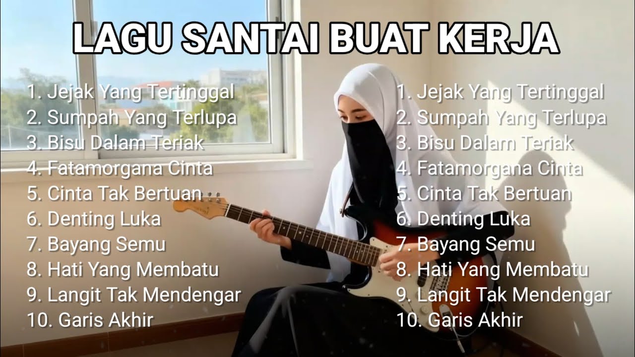 LAGU SANTAI BUAT KERJA | FULL ALBUM SLOW ROCK MALAYSIA TERBARU