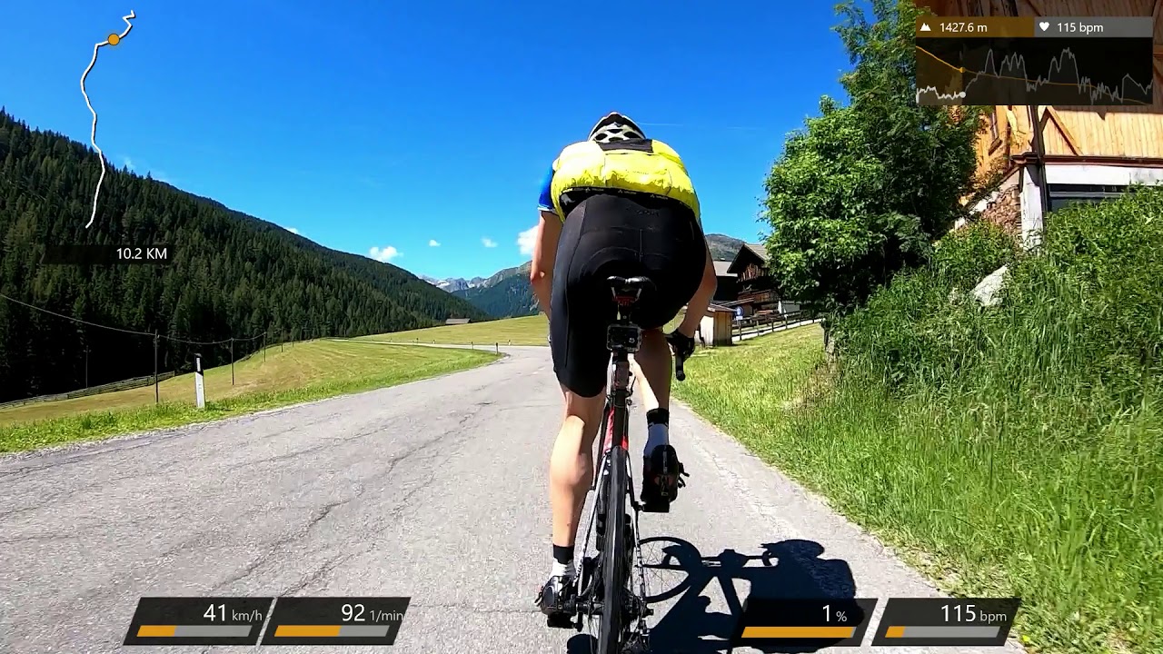 Tour Transalp 2019 Abfahrt Penser Joch in Richtung Bozen