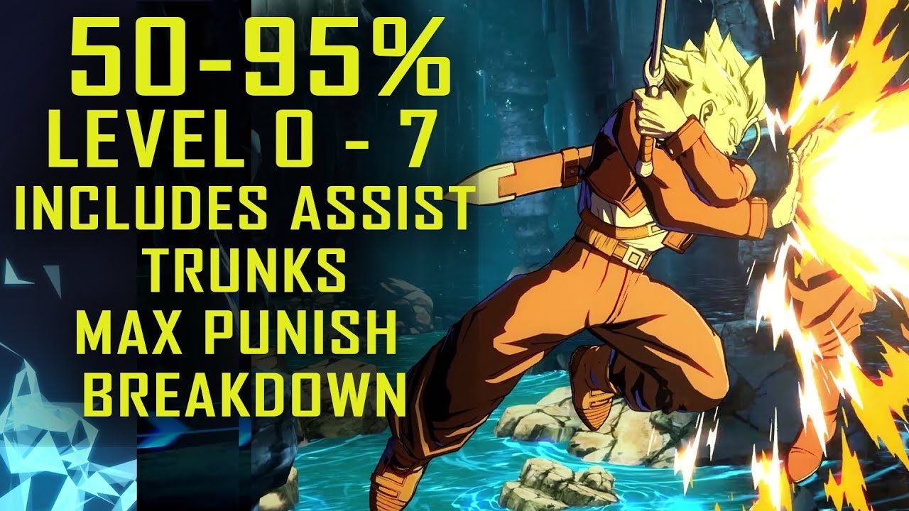 Dragonball FighterZ Trunks Extended Combo Full Guide [Level 0 - 7]