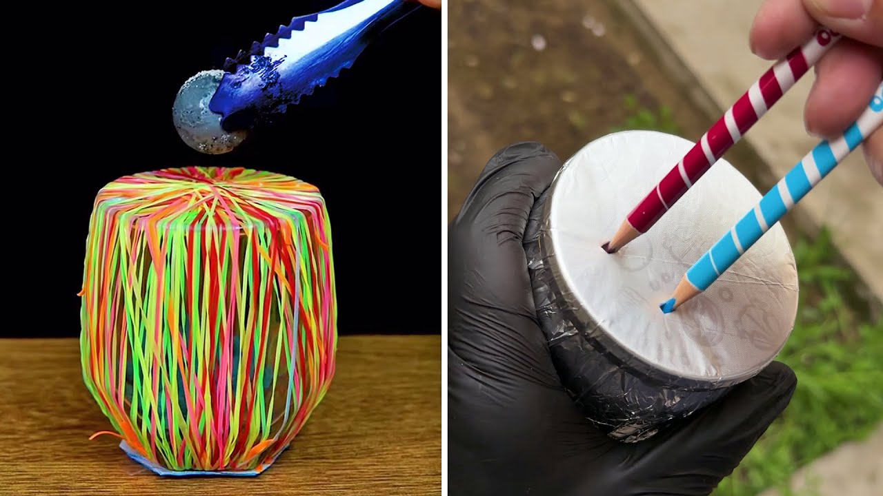 ASMR Relaxing & Satisfying Experiments for Deep Sleep & Mental Massage